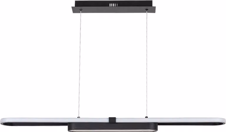 Rabalux 72030 Contessa lampada a sospensione, 48W, 4000K, 2550lm, bianco-nero, bianco neutro, moderno
