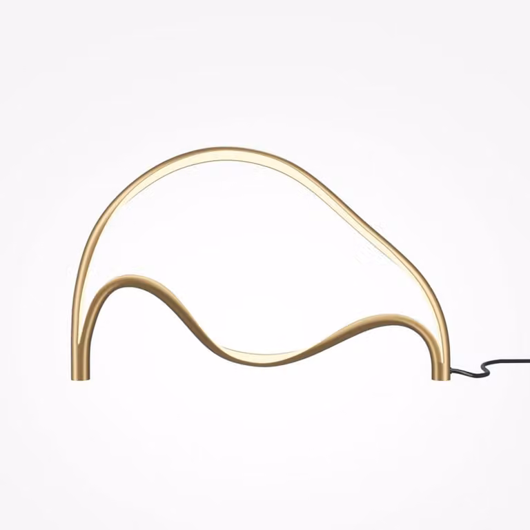 Plons LED 12W oro lampada da tavolo di design Maytoni