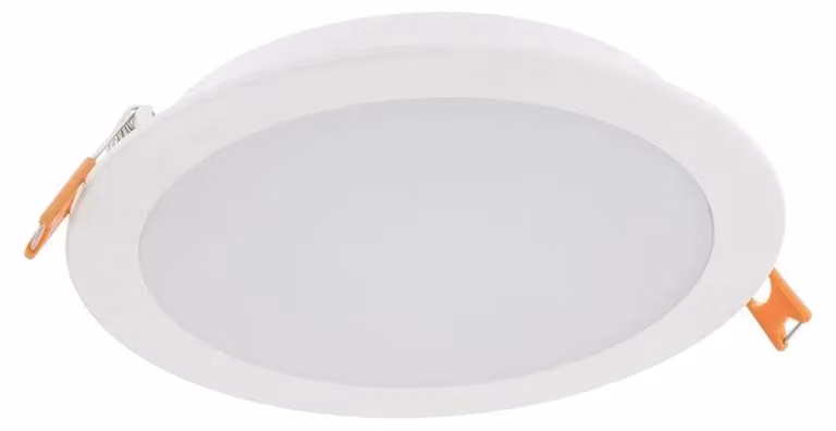 ARELUX XFACE REC. RND. Pannello luminoso, 18W, 100-240V AC, indice di resa cromatica (CRI) 80, grado di protezione IP40, angolo di emissione 120°, temperatura di colore 3000K