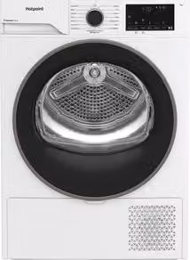 Asciugatrice a pompa di calore Hotpoint Ariston Délica, capacità 9 kg, colore bianco, modello HPT 93D BS IT