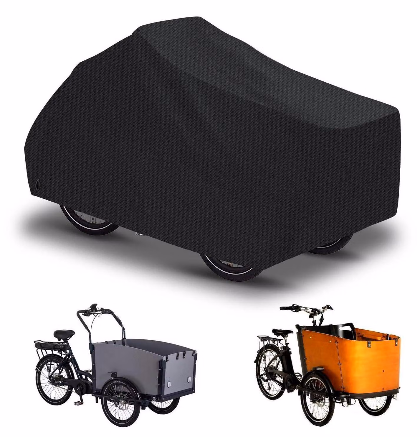 Copertura impermeabile per seggiolino per bambini, dimensioni 225x105x110 cm, tessuto Oxford 600D, colore nero