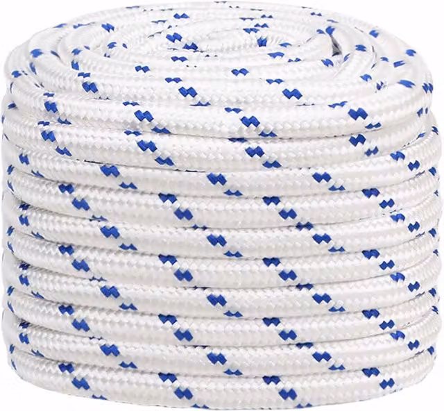 Corda multiuso vidaXL in plastica bianco e blu, diametro: 20 mm, lunghezza: 100 m