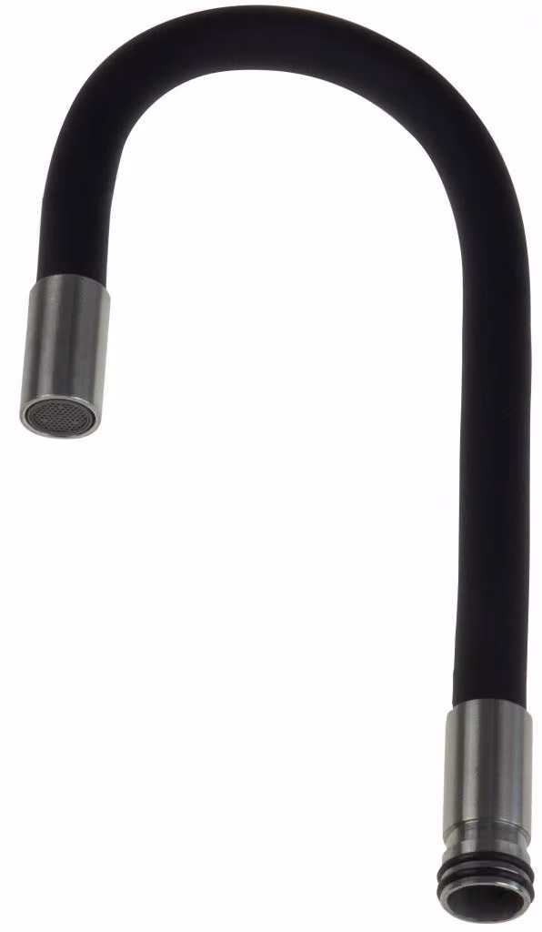 Bocchetta nera Luno, per rubinetti da cucina, Luno - elastica (ABA_B72W)