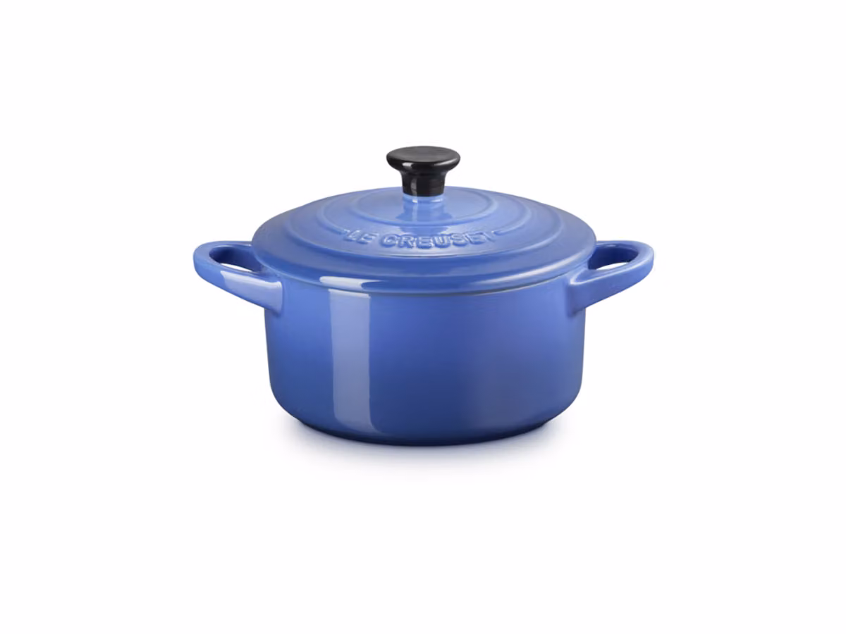 Mini Cocotte Rotonda - Blu Cobalto