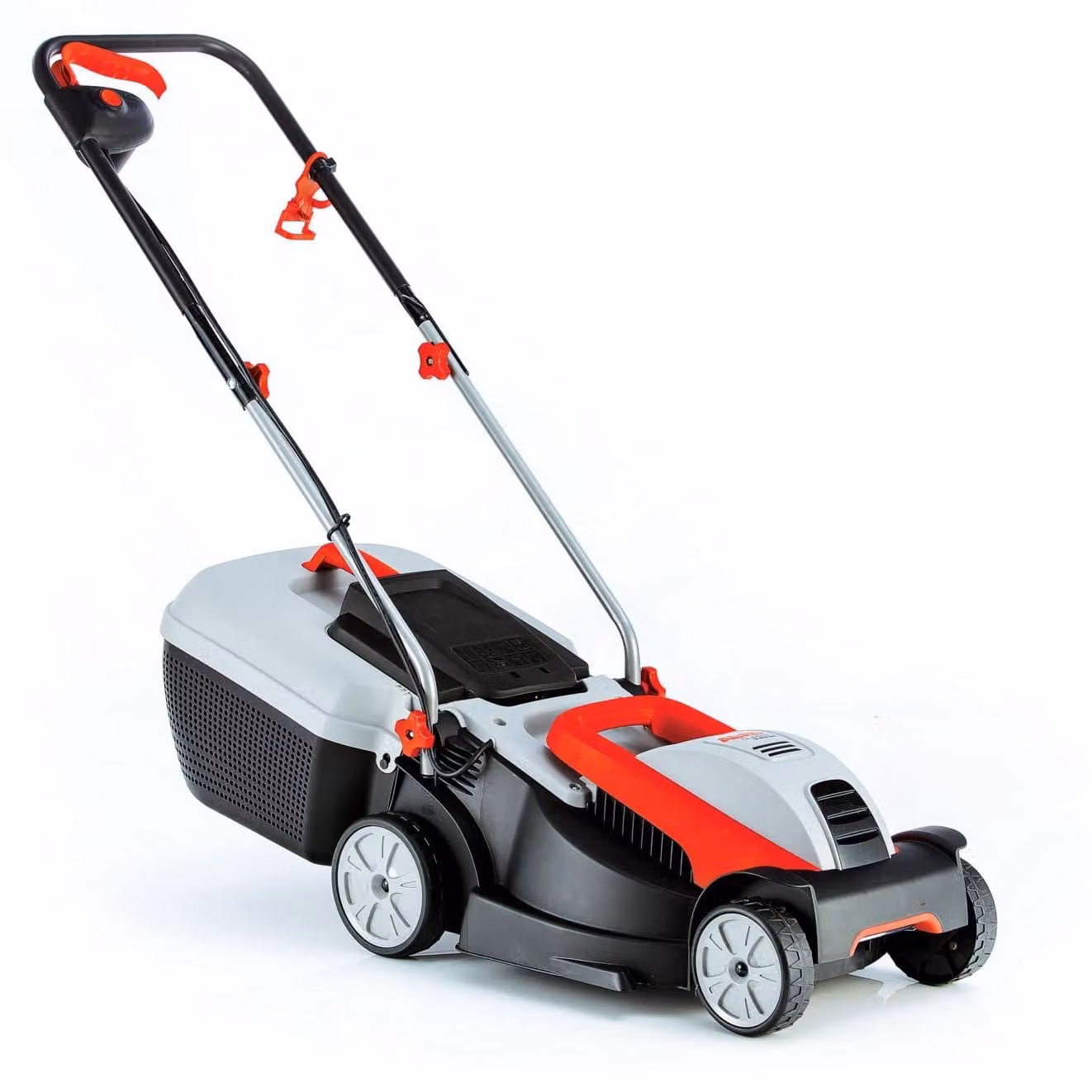 Tagliaerba elettrico, larghezza di taglio 38 cm, potenza motore 1400 W, contenitore di raccolta da 37 litri