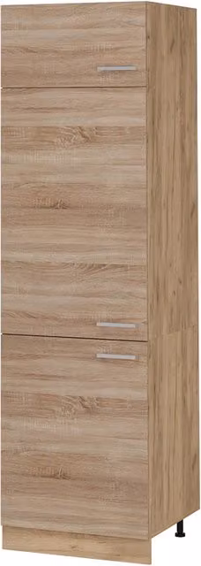 Armadio frigorifero R-Line Sonoma/Rovere dorato 60 cm Vicco