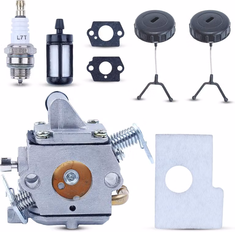 Carburatore C1Q-S57A, ricambio per motoseghe Stihl 017, 018, MS170, MS180, realizzato con materiali resistenti