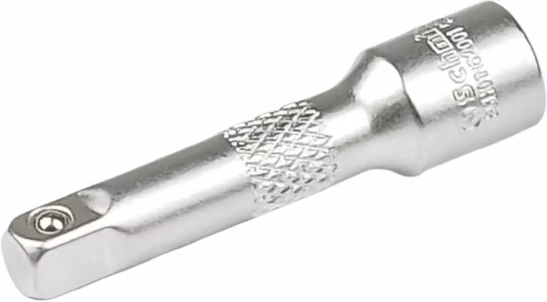 Prolunga per chiave a cricchetto Schmith, 1/4", 50mm, acciaio CrV di alta qualità, per chiavi a cricchetto, bussole e utensili, accessori per officina, adattatore per inserti per chiavi