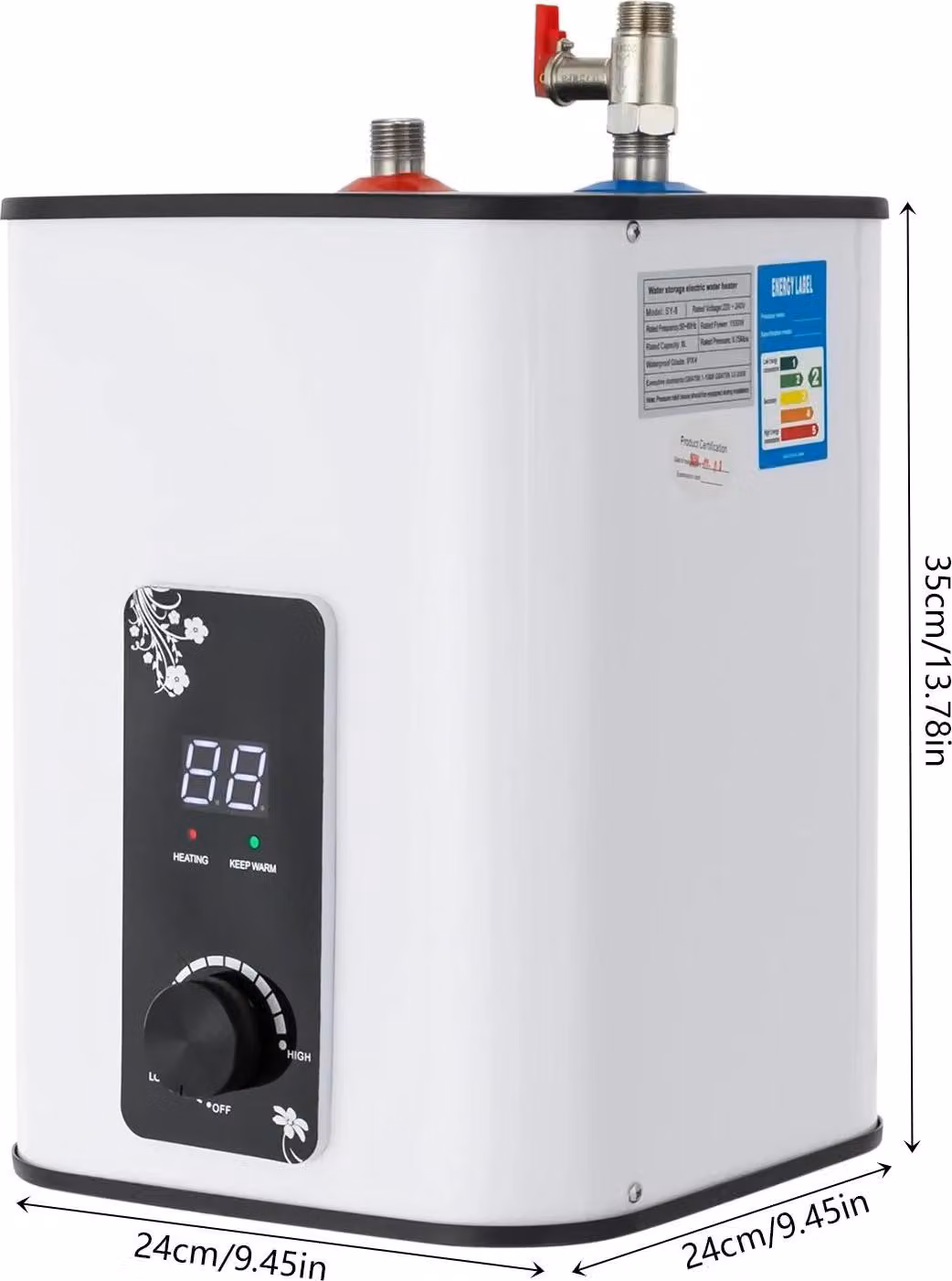 Scaldacqua, riscaldamento istantaneo, design compatto, UE 220-240 V