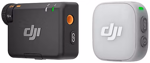 Microfono wireless DJI Mic Mini 2 (1 TX + 1 RX) disponibile in nero, bianco o multicolore