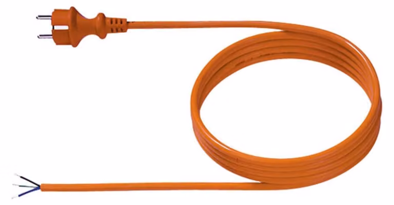 Cavo di alimentazione in neoprene BACHMANN 3G1,50 3m, H07BQ-F 3G1,5 arancione 32/AEH