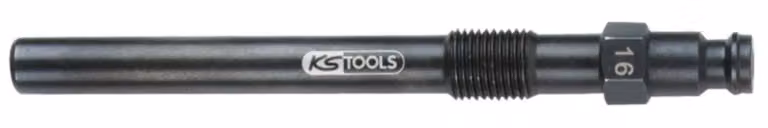 KS TOOLS Adattatore per candelette M10x1.0 con filettatura esterna lunga 99 mm - 150.3676