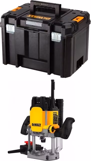 Fresatrice da banco DeWalt DWE627KT gialla da 2300 W