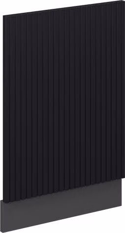 Pannello frontale Vicco Fame-Line Nero rigato 45 cm senza piano di lavoro, Model 49940