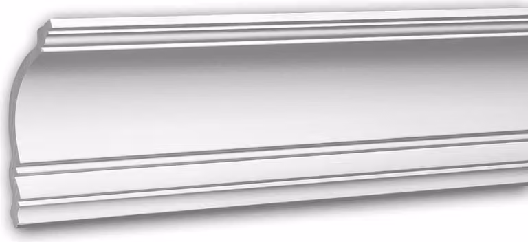 Profhome 650108 Modanatura d'angolo Modanatura del soffitto Modanatura decorativa Modanatura per stucchi 2 m