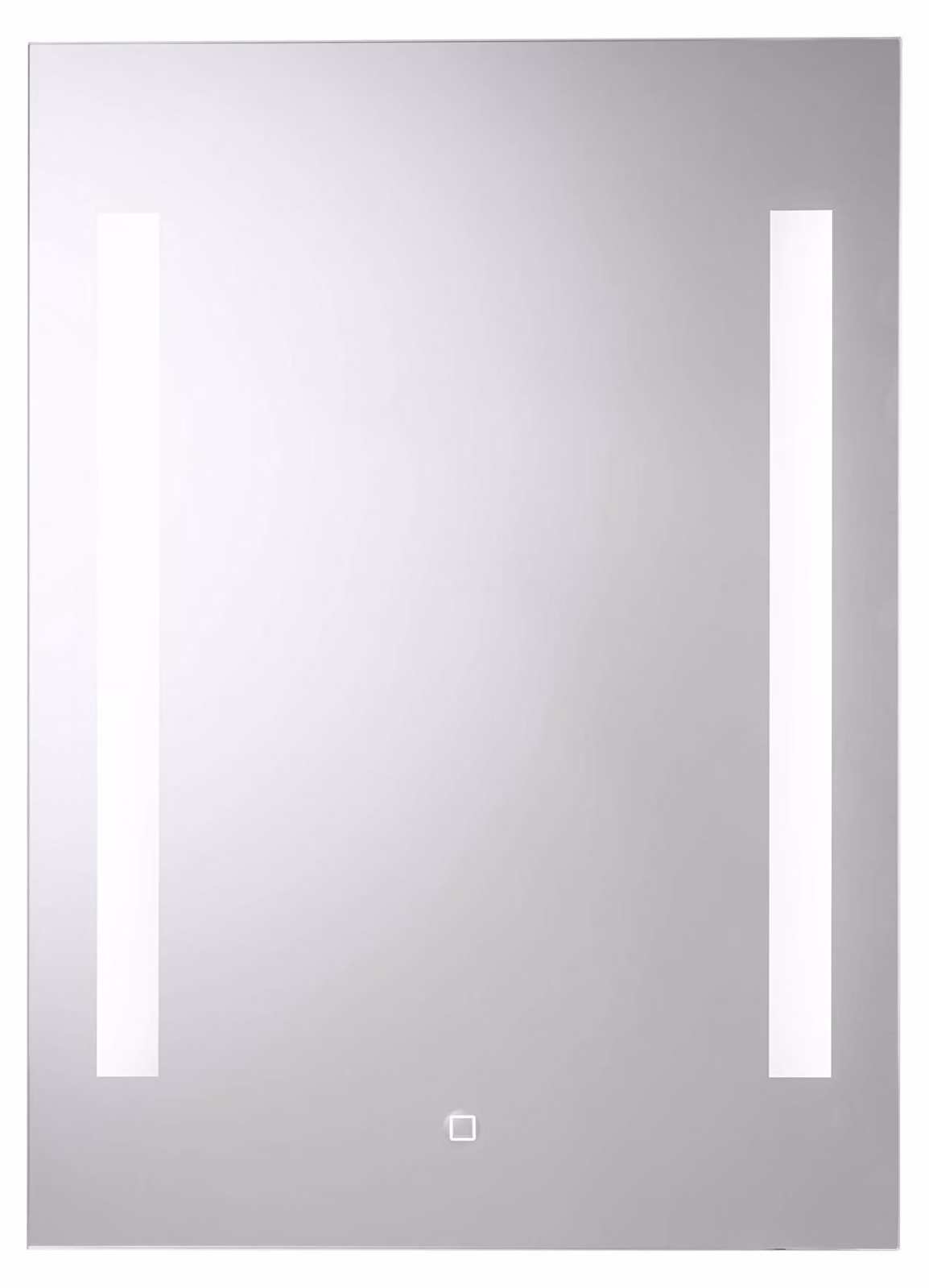 Specchio da bagno a LED, 70x50 cm, vetro, sensore touch, grado di protezione IP44