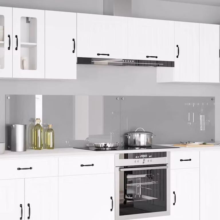 Set di 2 schienali da cucina vidaXL colore grigio chiaro, L 120 cm x P 50 cm
