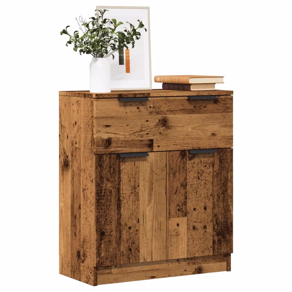 Credenza classica vidaXL in MDF color marrone per soggiorno e sala da pranzo L: 60 cm, P: 30 cm, H: 70 cm