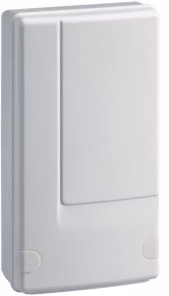 HAGER uscita senza fili da superficie 2 f.IP55 TRE202 10A,q.-link