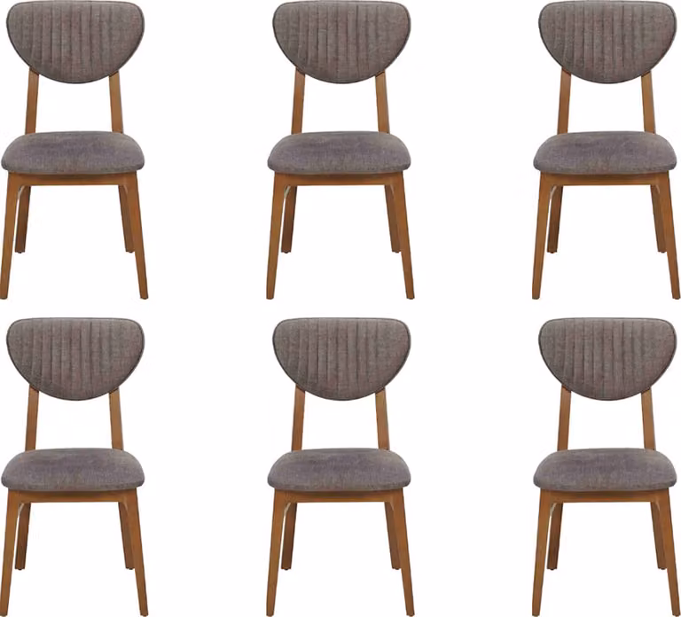 Design Stuhl Sessel Set Esszimmer 6x Stühle Garnitur Polster Design