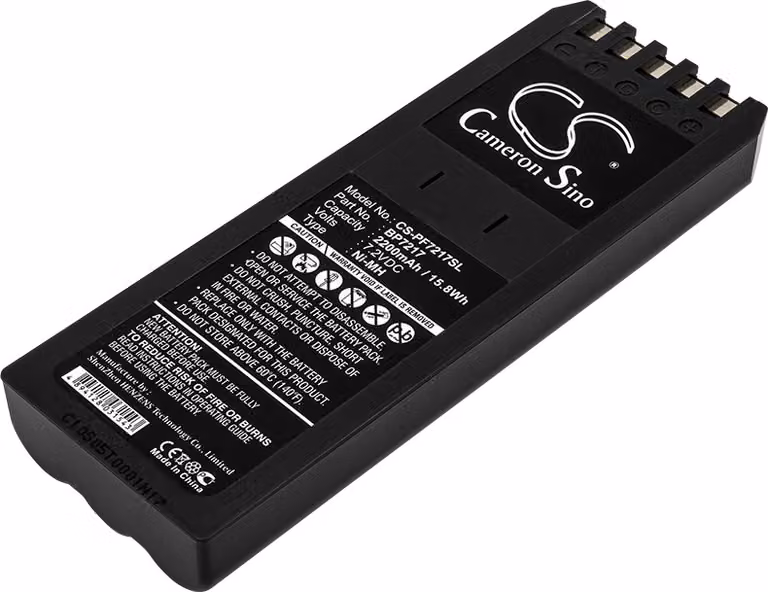 TECHTEK Batteria compatibile con [Fluke] 741, 741B, 743, 743B, 863, 865, 867, 867B, DSP100, DSP2000 sostituisce BP7217