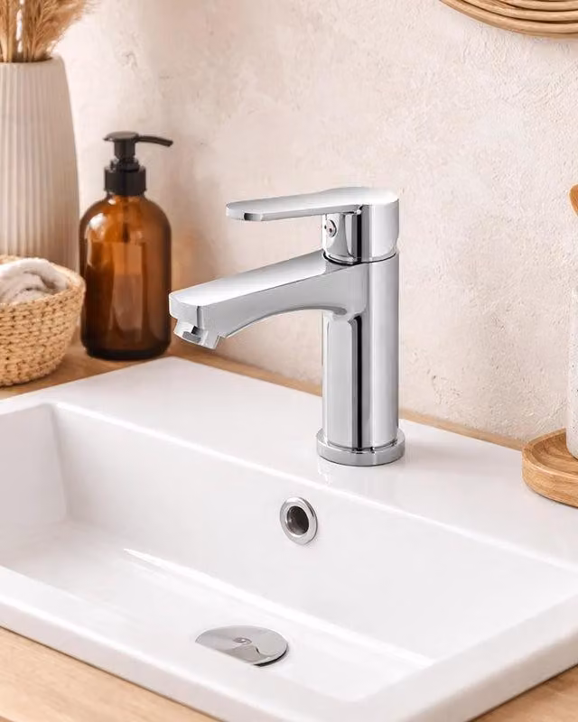 Miscelatore lavabo zinco cromo Eden