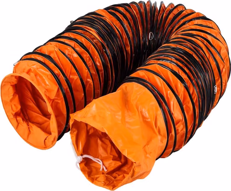 6 kg di tubo per il trasporto dell'aria, 7,6 m di tubo per l'aria calda, -20 ~ 180 ° di tubo per la ventilazione, 35 * 34 * 26 cm di tubo per il cantiere Tubo per trasporto aria - tubo per aria calda - tubo per ventilazione - tubo da cantiere 6 kg, 7,6 m,