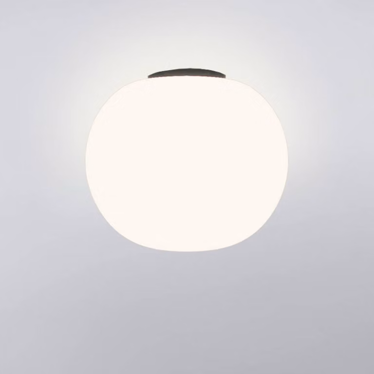 Casablanca Plafoniera soffitto Acai, dimmerabile, Bianco / Opale, Soggiorno / Sala da pranzo, Vetro, Plafoniera