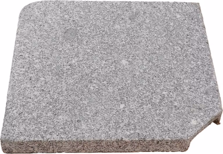 Siena Portaombrelli da giardino Ennio piatto 22,5 kg grigio chiaro