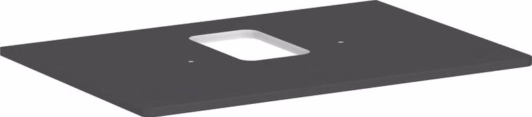 hansgrohe Xelu Q Console avec découpes au centre, 780x550, pour vasque à poser, avec trou pour robinet, 54120910, 54120910