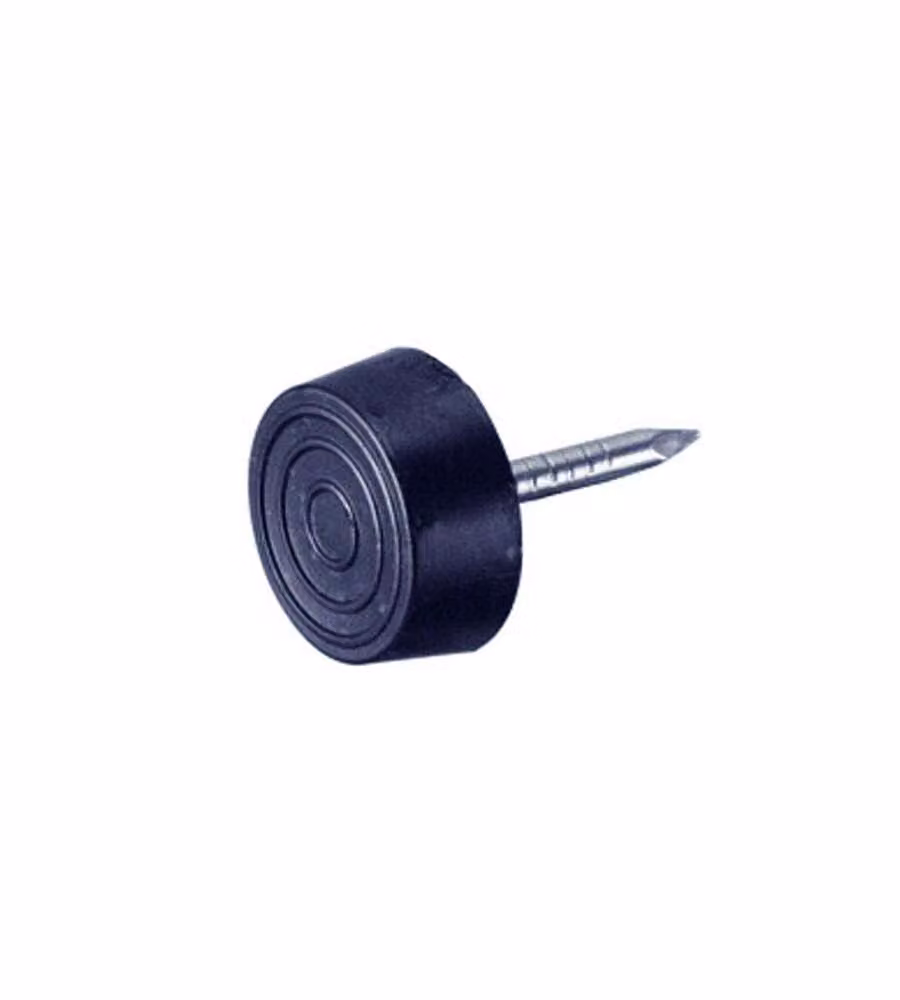 Scivoli in PVC neri con chiodo da 25 mm Masidef