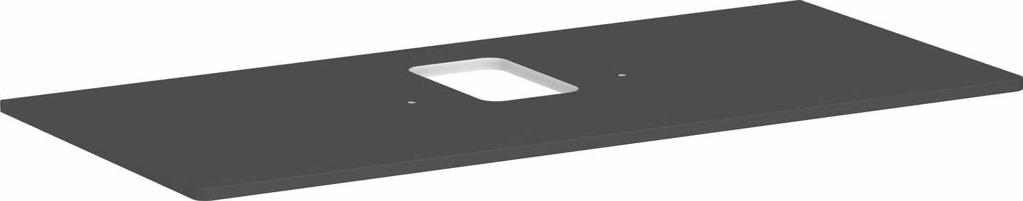 hansgrohe Xelu Q Console avec découpe au centre, 1180x550, pour vasque à poser, avec trou pour robinet, 54122910, 54122910