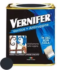 Arexons Vernice Gel Antiruggine Vernifer Grigio Scuro Brillante 0,75 l