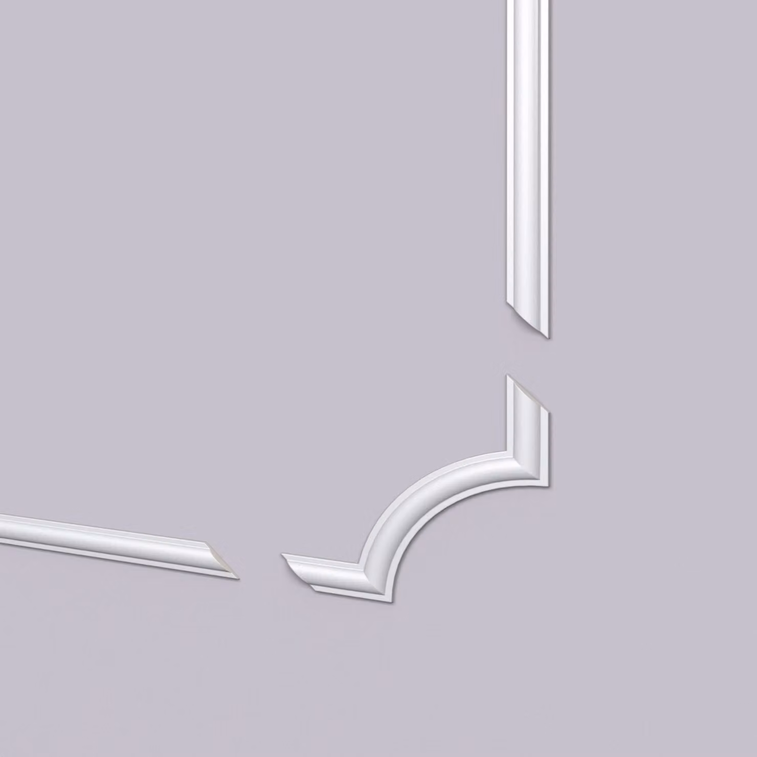 Set di elementi angolari NMC SP2-5 ARSTYL Noel Marquet Elemento decorativo moderno colore bianco 4 pezzi