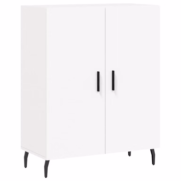 Credenza Bianca 69,5x34x90 cm in Legno Multistrato