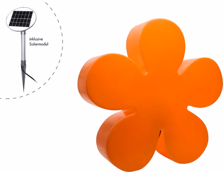 Fiore splendente Ø 40 (solare/arancione)