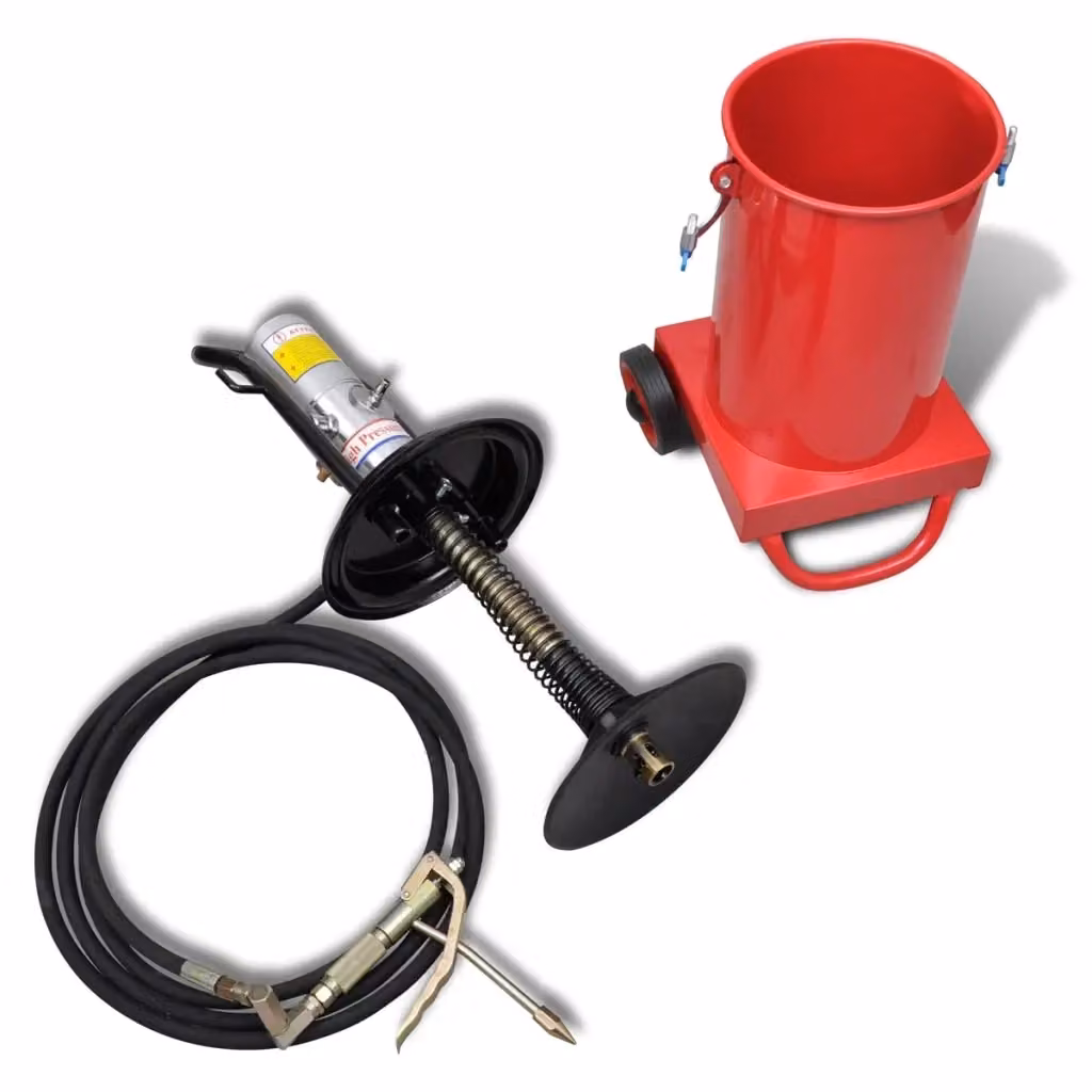 Airpress Iniettore Pneumatico di Grasso Rosso 12 L 140651 – 2