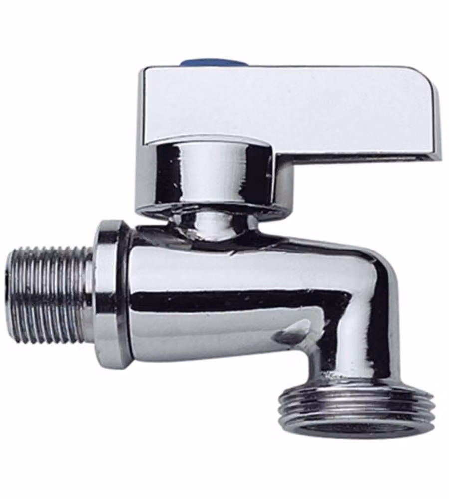 IDRO BRIC Rubinetto Bibo a sfera cromato 1/2" per lavatrice