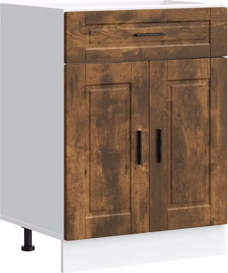 Base da Cucina Porto Rovere Fumo in Legno Multistrato