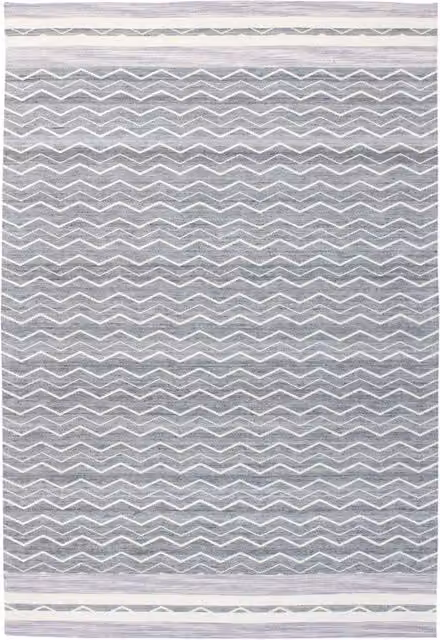 Tappeto Mirage KENDRA HOME in lana e viscosa, design astratto moderno, viola e grigio, L: 160 cm, P: 230 cm