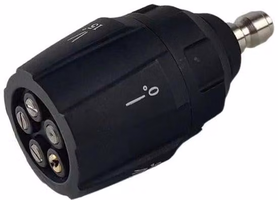 Ugello a getto ad alta pressione 5-in-1 – con raccordo rapido da 1/4 di pollice, angoli: 0°, 15°, 25°, 40°