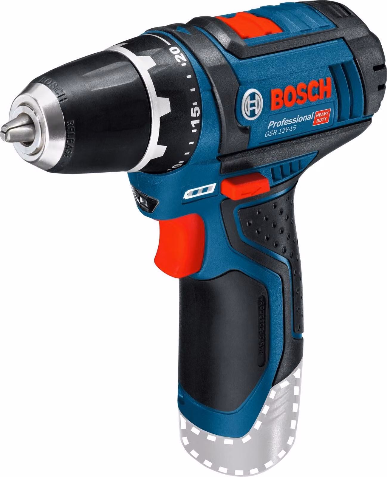 Trapano a batteria Bosch GSR 12V-15 Solo