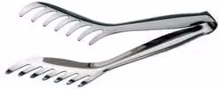 Pinza per spaghetti Piazza Effepi in acciaio inox color argento, Lunghezza: 23,5 cm