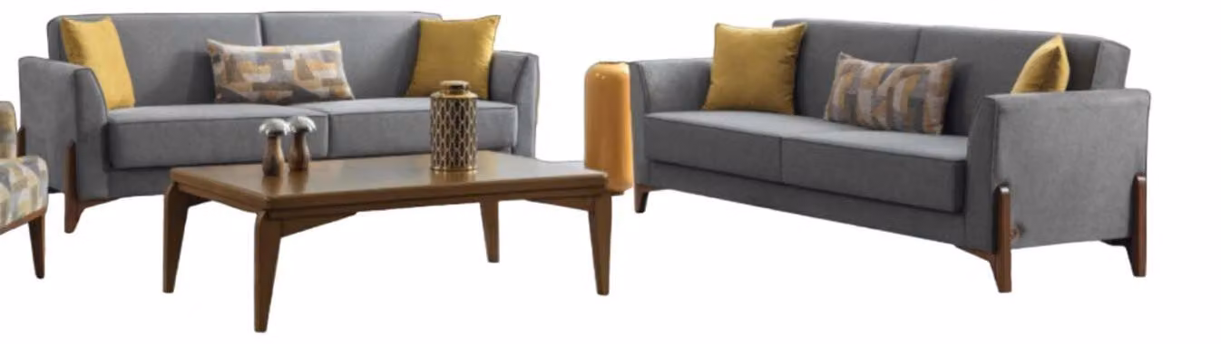 Sofagarnitur Couch Polster Möbel 3+3 Sitzer Couchen Sitzmöbel Einrichtung