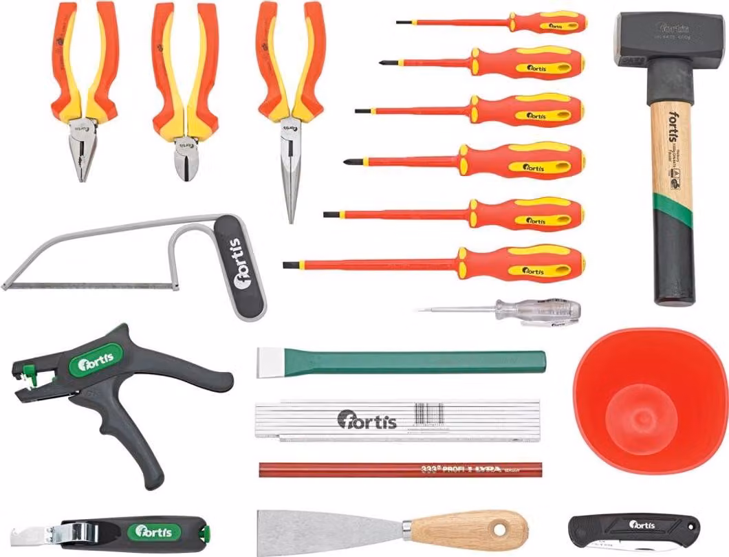 Set di utensili elettrici da 21 pezzi a zaino FORTIS