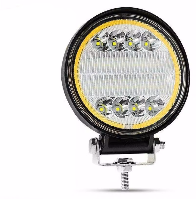 Potente faro a LED da 72 W, lampada da lavoro, proiettore, luce posteriore, 3000 lumen, 12 V/24 V