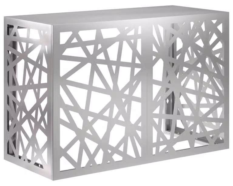 Copertura per aria condizionata Silver 90 x 40 x 60 cm Acciaio zincato