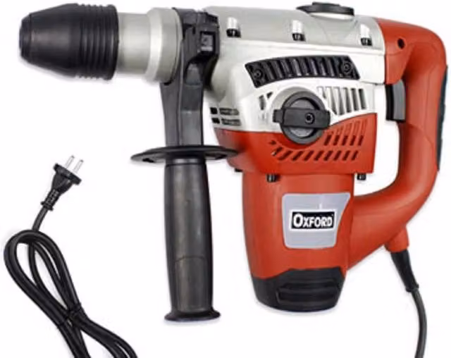 Trapano Tassellatore Martello Demolitore Trade Ox Rosso 1050W SDS Max con Funzione Rotazione e Percussione – 1