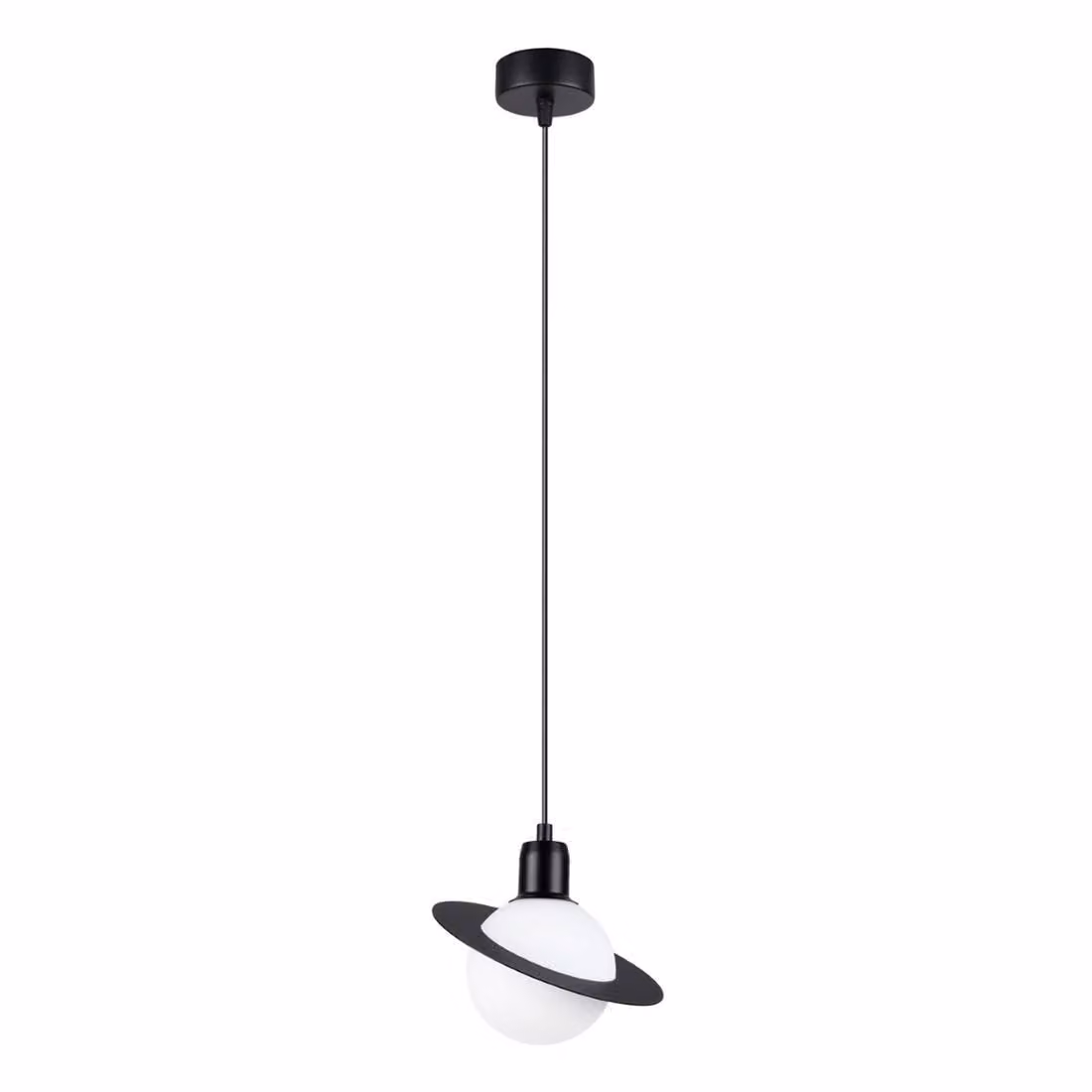 Lampada a sospensione HYPERION 1 nero 1xG9 8W acciaio 125x20x20cm Sollux Lighting