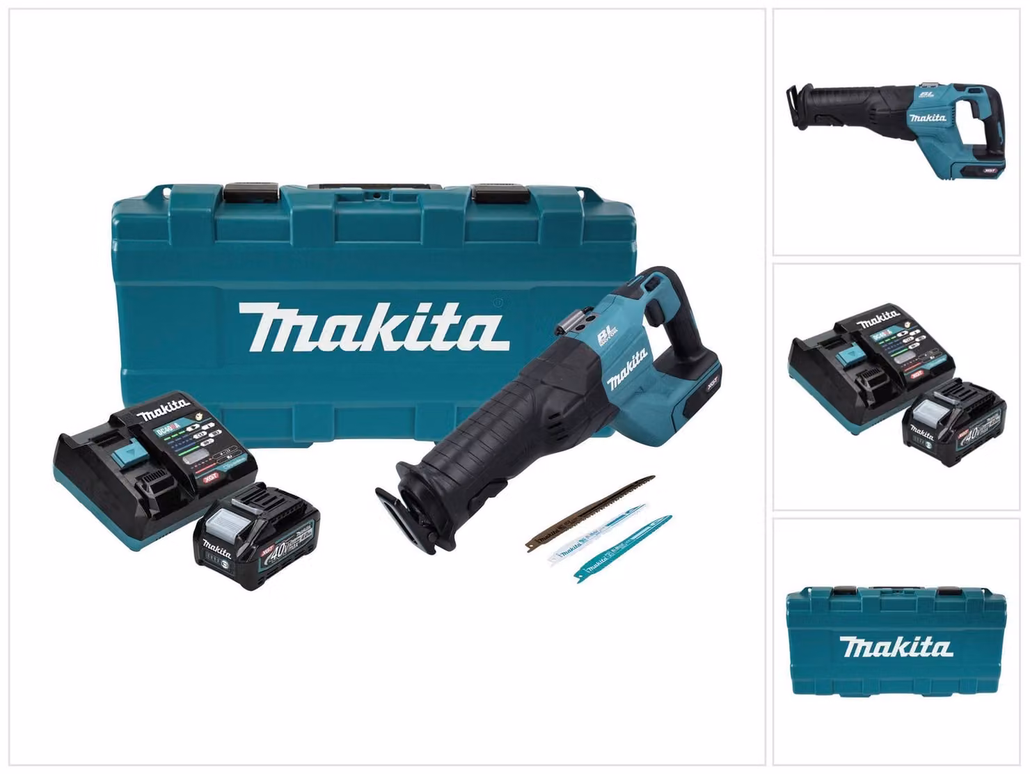 Makita JR 001 GM101 Sega circolare a batteria 40 V max. senza spazzole XGT + 1x batteria 4,0 Ah + caricabatterie + valigetta